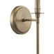 Ottone Way Sconce Wall Light in Gold