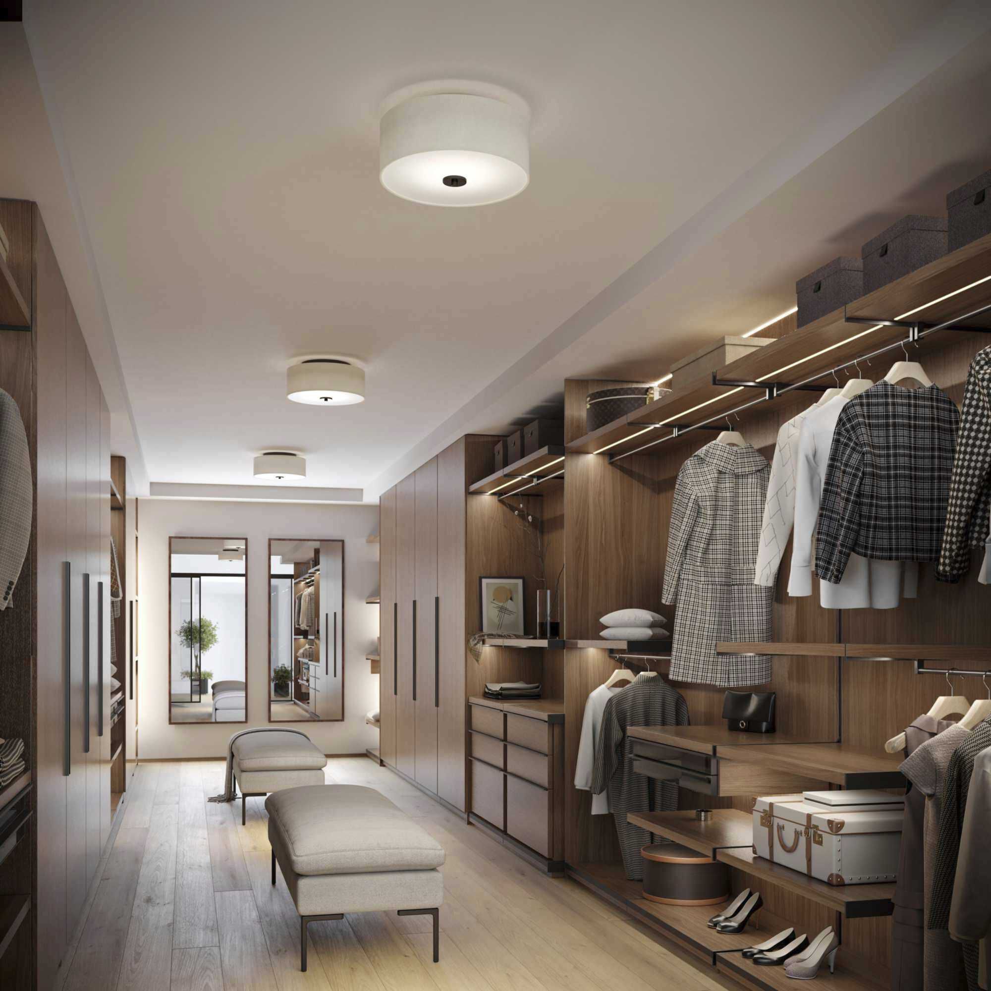 Briscoe LED 13 inch Antique Bronze Flush Mount Ceiling Light