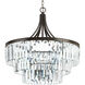 Palermo 6 Light 28 inch Antique Bronze Pendant Ceiling Light, Design Series