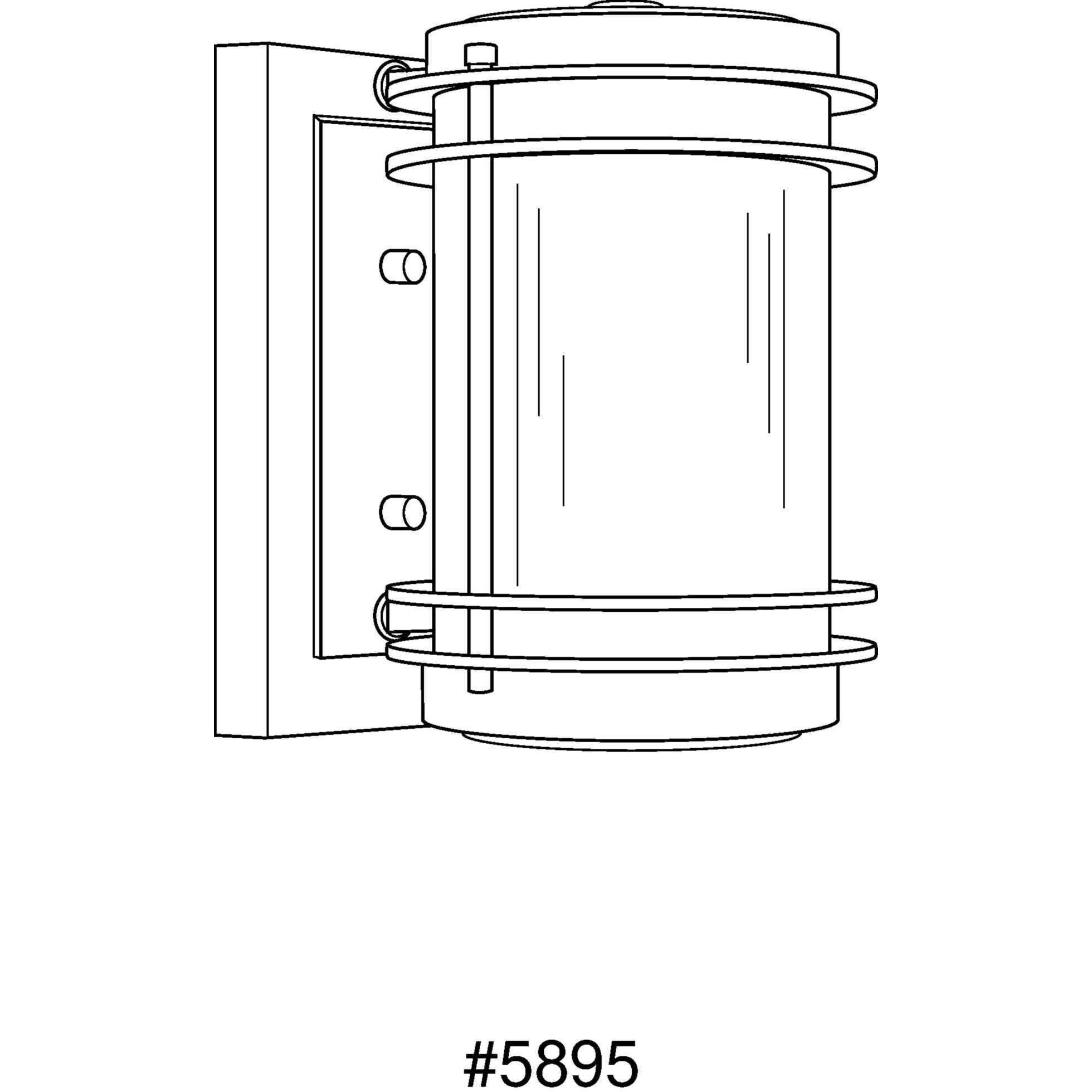 Baffin Bay 1 Light 10 inch Oil Rubbed Bronze Outdoor Wall Lantern