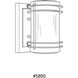 Baffin Bay 1 Light 10 inch Oil Rubbed Bronze Outdoor Wall Lantern
