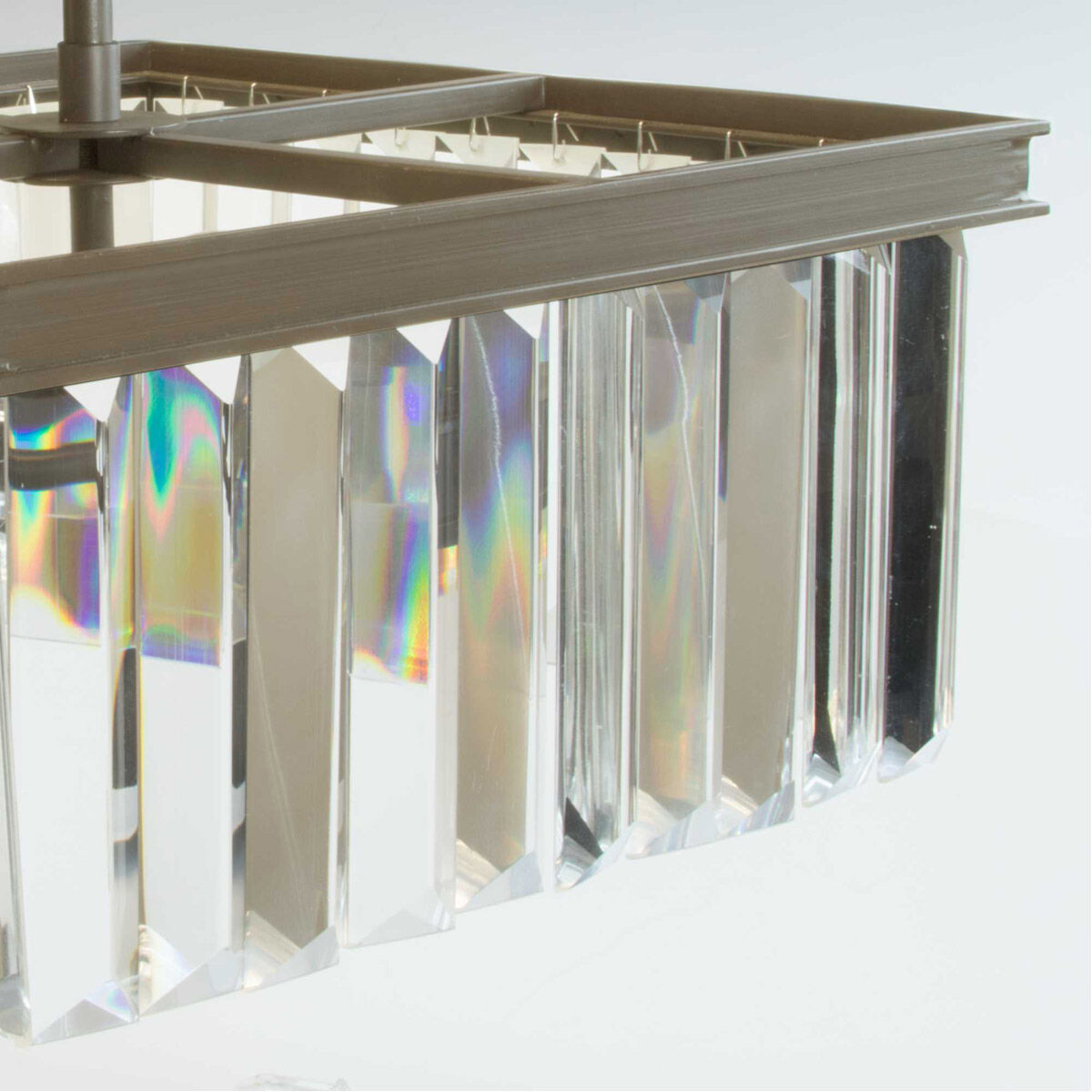 Palermo 4 Light 20.13 inch Silver Ridge Pendant Ceiling Light, Design Series