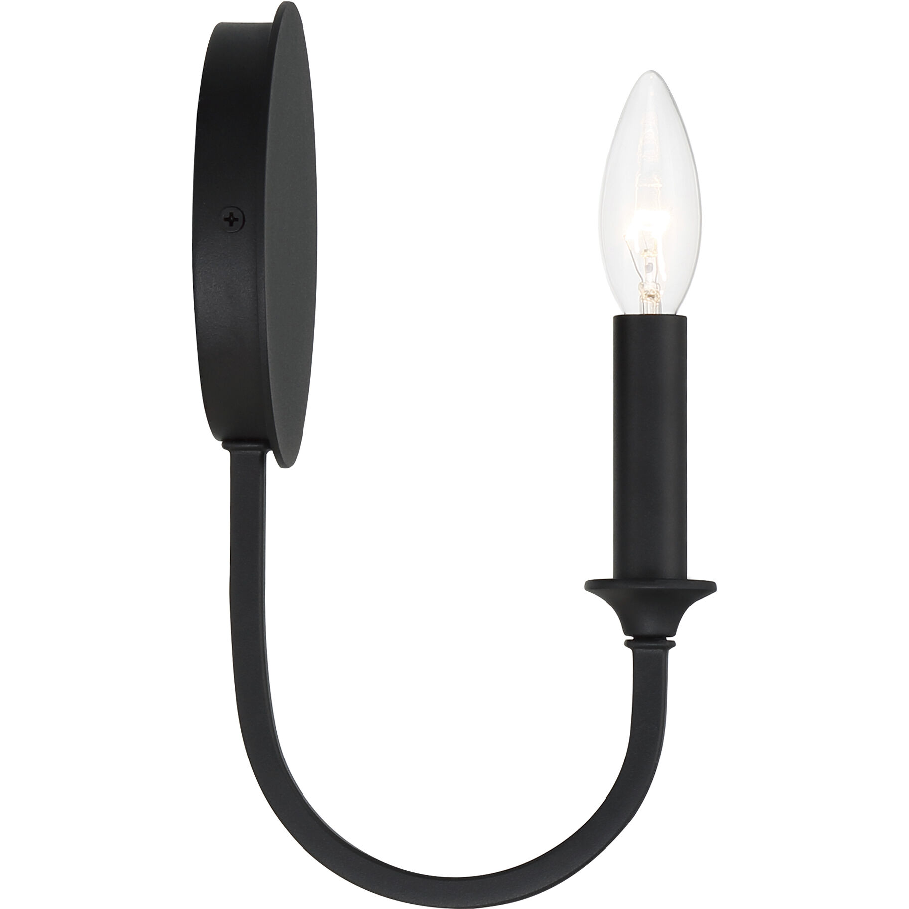 Stone Canyon Sconce Wall Light in Black