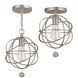 Somma Way 1 Light 9 inch Silver Mini Pendant Ceiling Light
