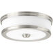 Green Ave LED 10.5 inch Brushed Nickel Flush Mount Ceiling Light, Progress LED