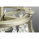 Bradstreet 3 Light 15.88 inch Silver Ridge Semi-Flush Mount Convertible Ceiling Light, Design Series