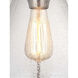 Fano 1 Light Brushed Nickel Pendant Ceiling Light