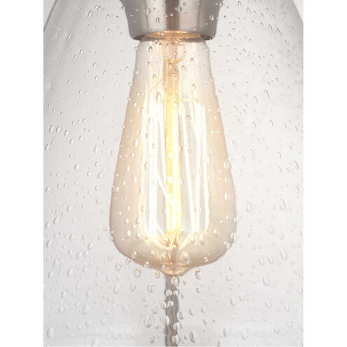 Fano 1 Light Brushed Nickel Pendant Ceiling Light