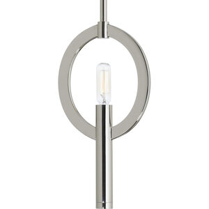 Elizabethtown 1 Light 6.5 inch Polished Nickel Mini-Pendant Ceiling Light