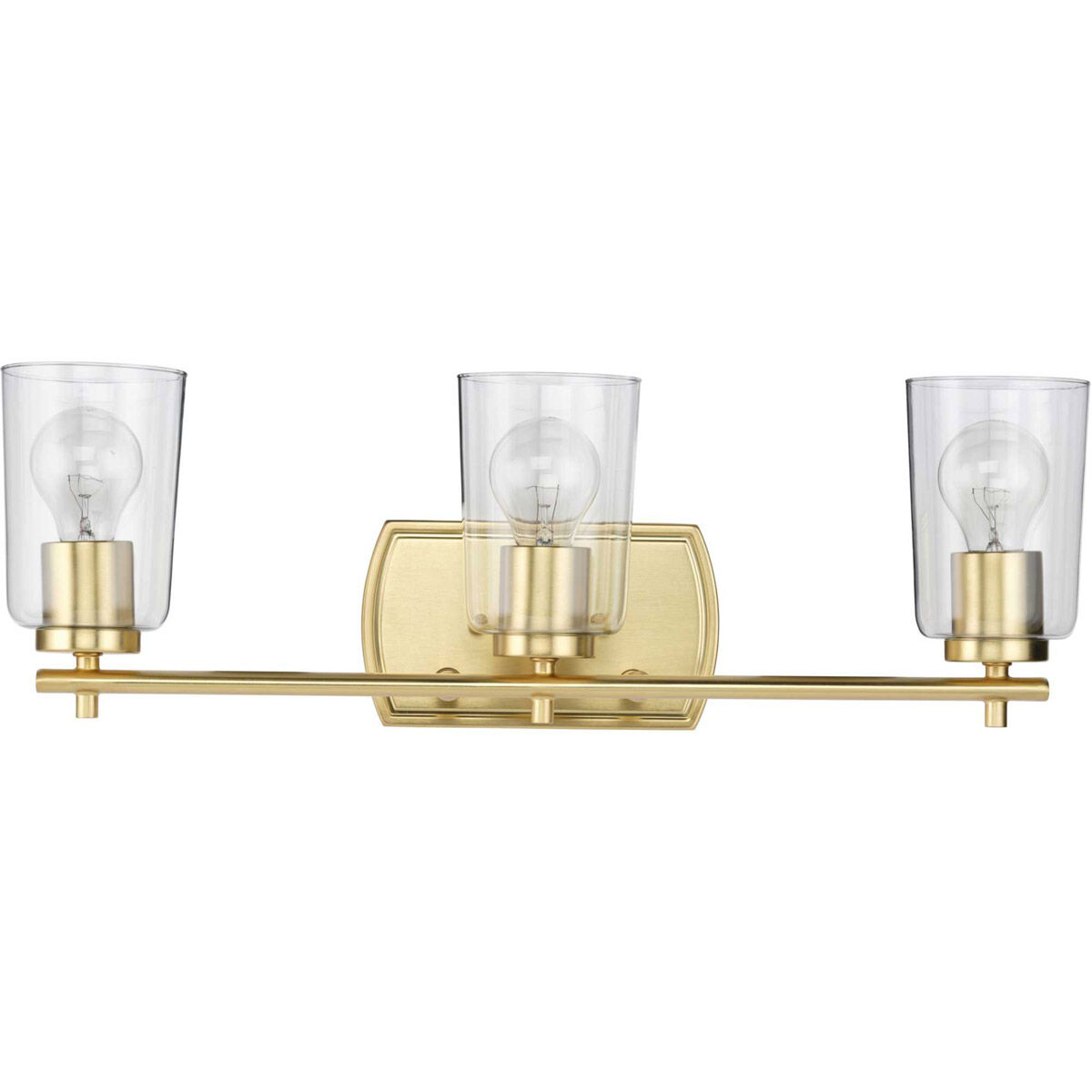 Art 3 Light 23 inch Satin Brass Bath Vanity Wall Light