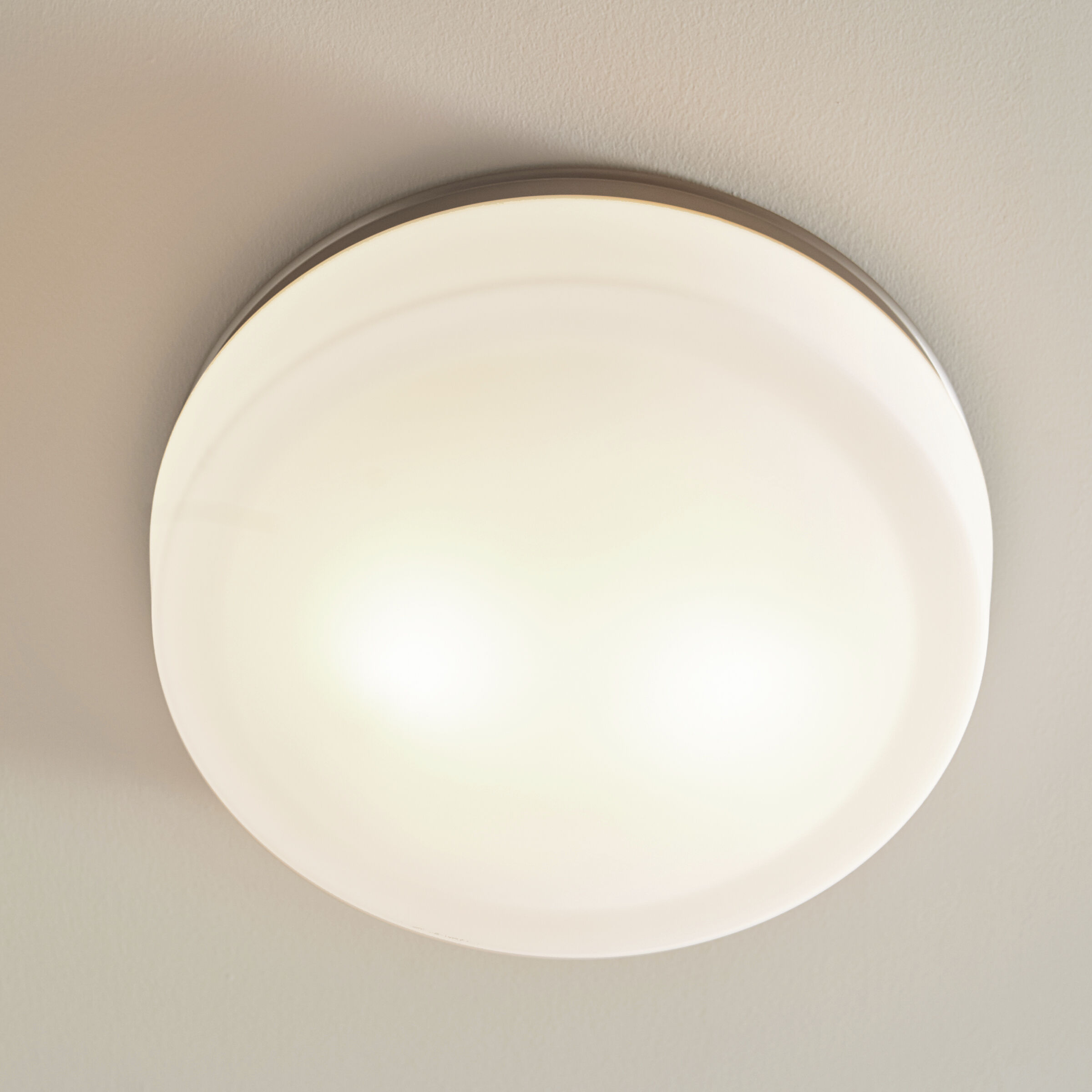 Bovina 2 Light 13.5 inch Satin Nickel Flush Mount Ceiling Light