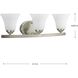 Germain St 3 Light 21.5 inch Brushed Nickel Bath Vanity Wall Light
