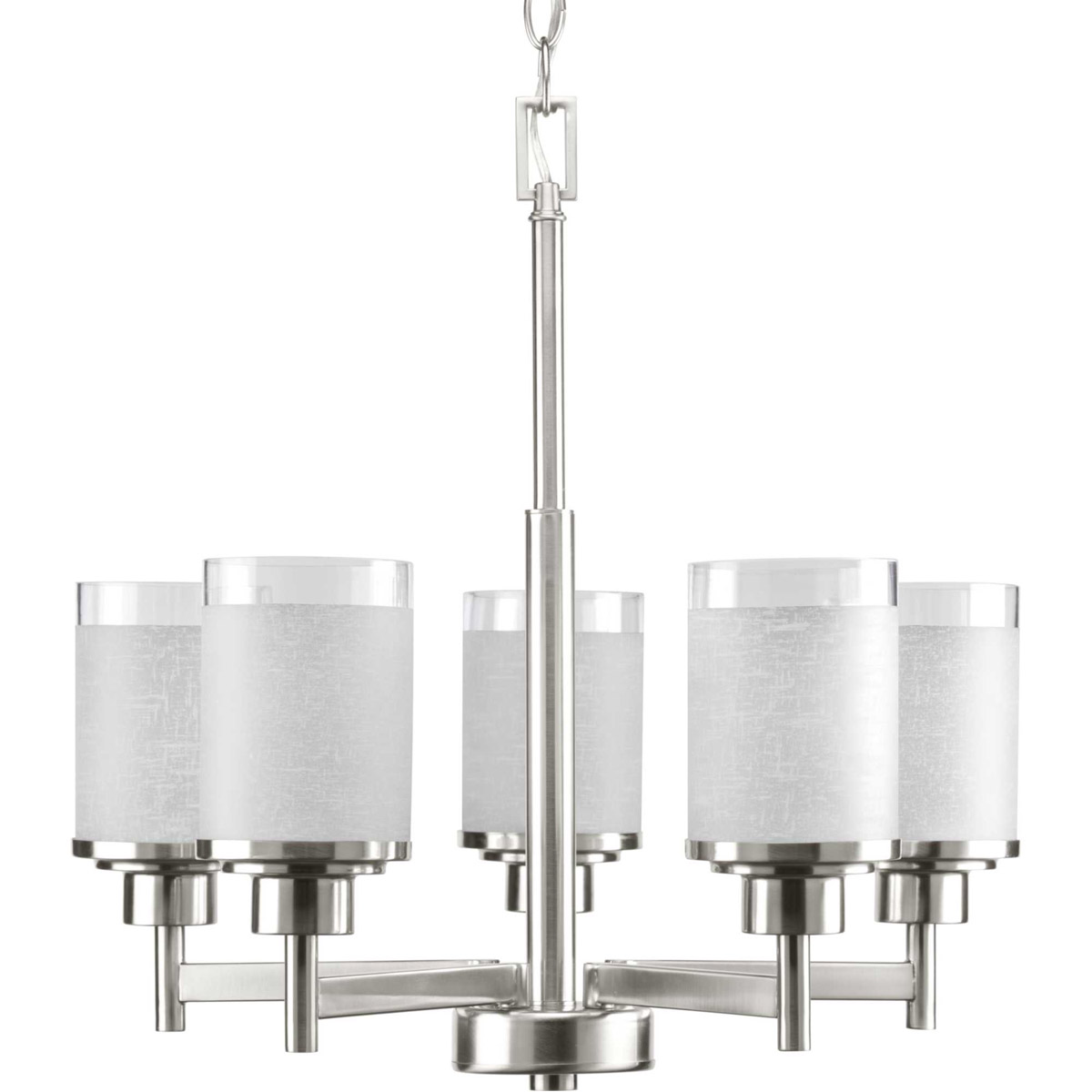 Brackettville 5 Light 20 inch Brushed Nickel Chandelier Ceiling Light