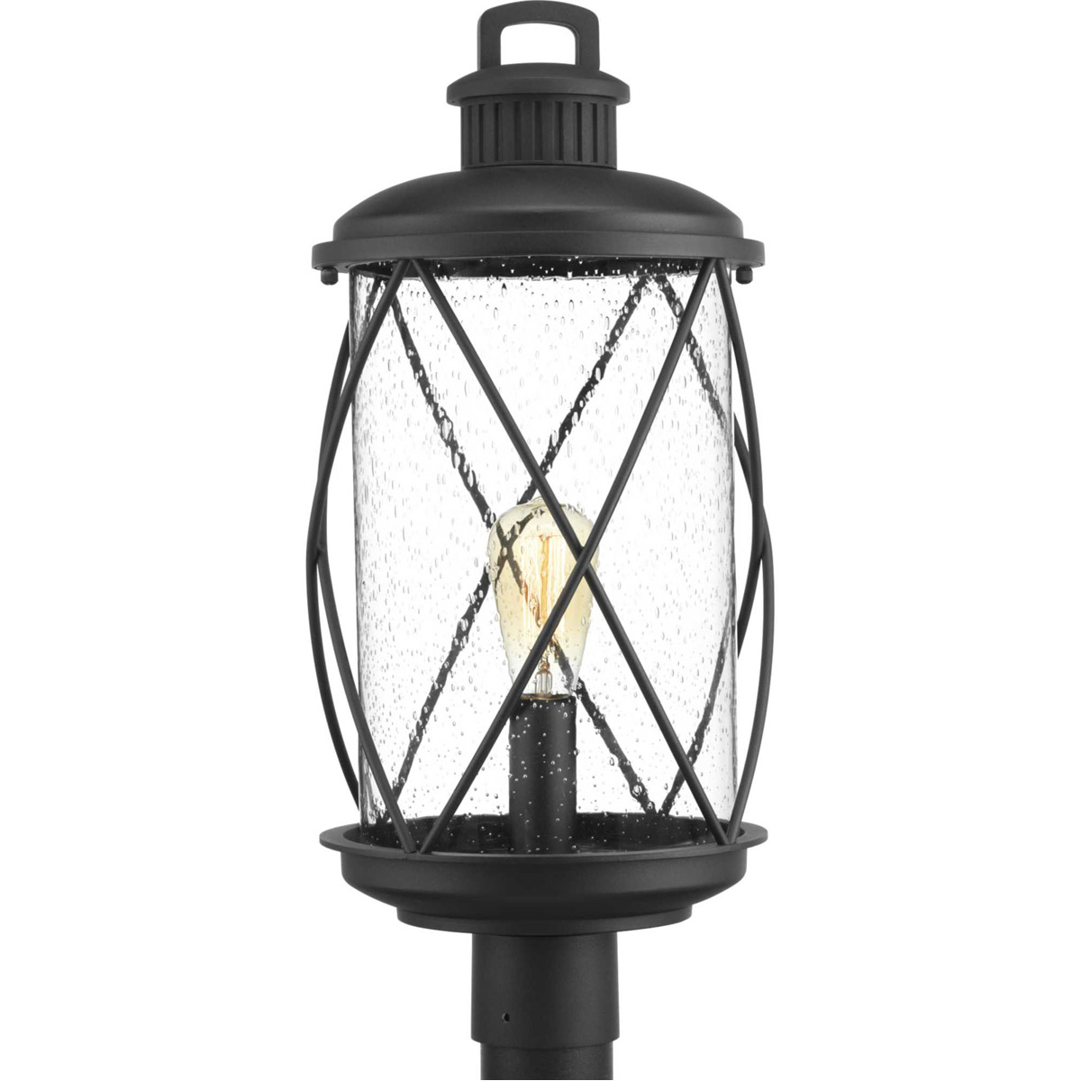 Garthwaite Ave 1 Light 23 inch Textured Black Outdoor Post Lantern