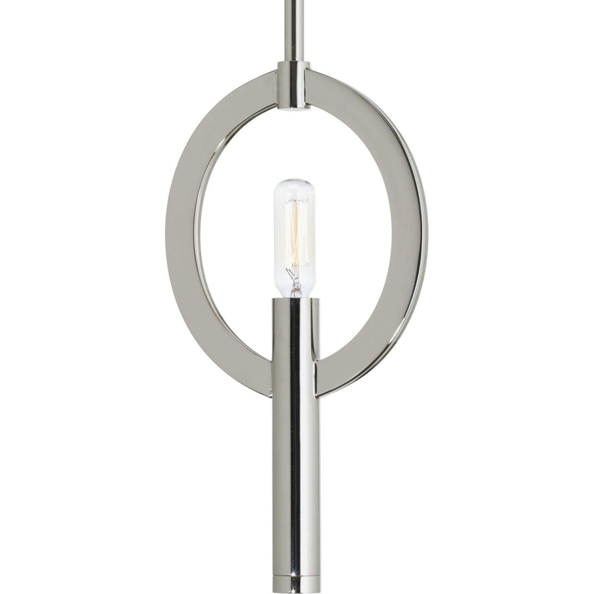 Elizabethtown 1 Light 6.5 inch Polished Nickel Mini-Pendant Ceiling Light