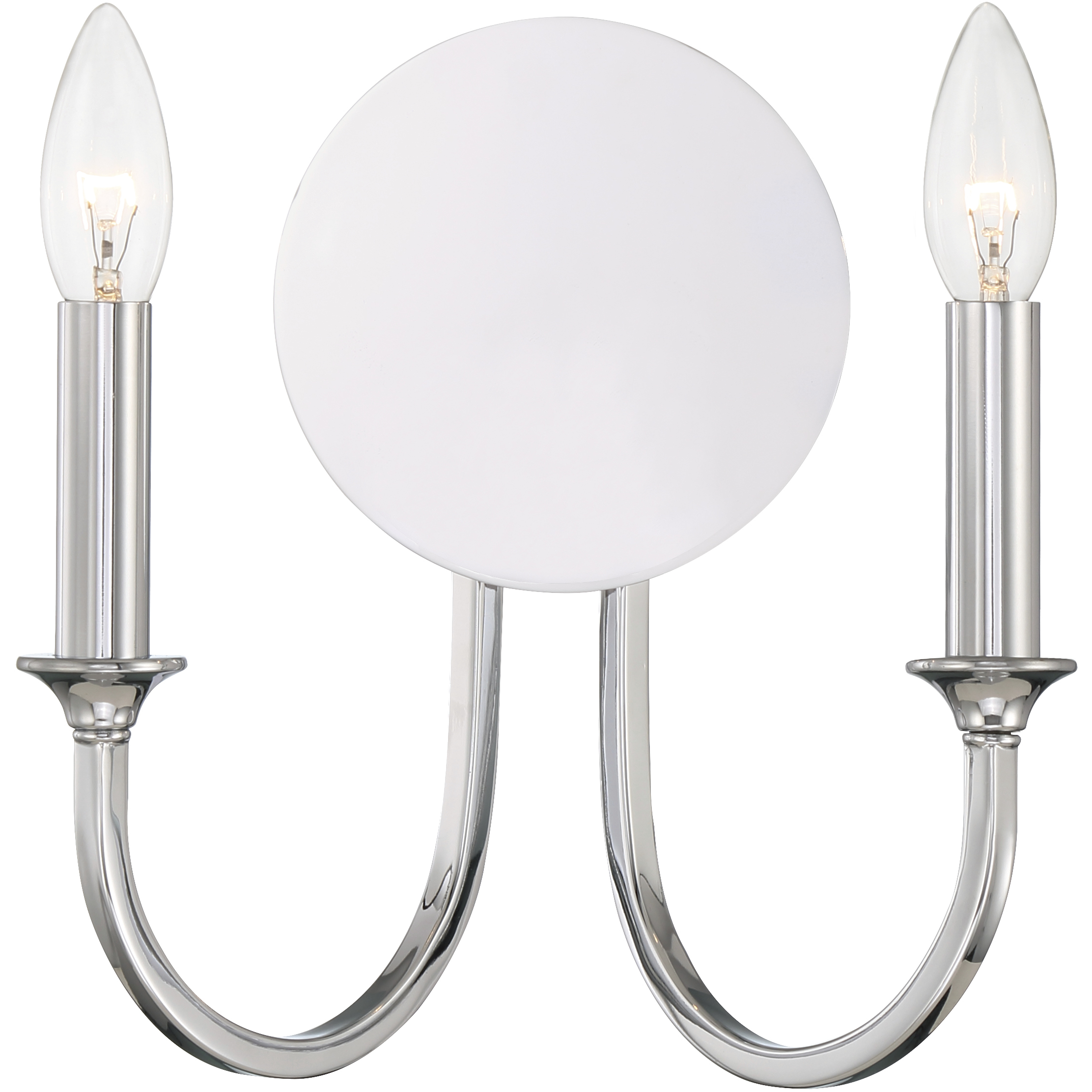 Stone Canyon Sconce Wall Light in Chrome