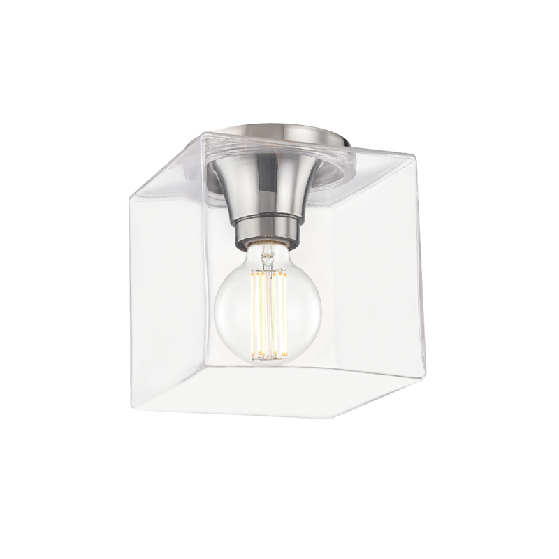 Brayden 1 Light 7.25 inch Polished Nickel Flush Mount Ceiling Light