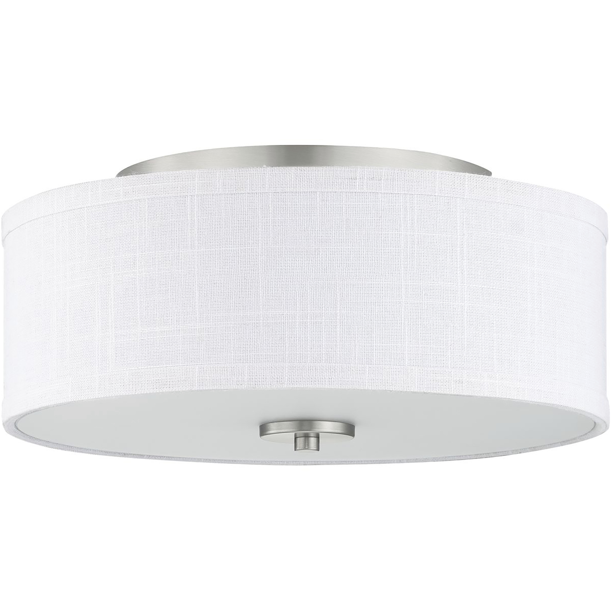 Briscoe 2 Light 13 inch Brushed Nickel Flush Mount Ceiling Light