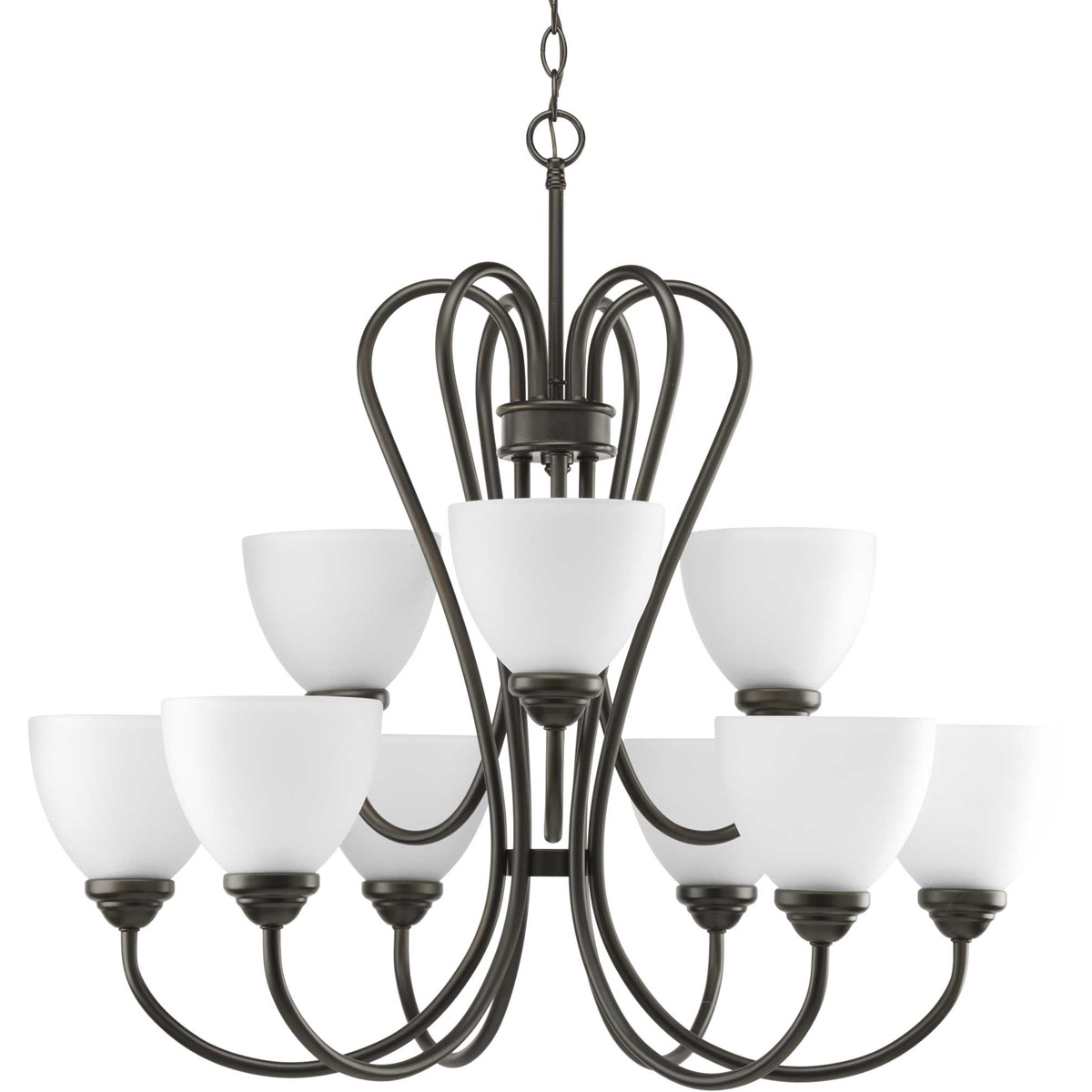 Armstrong 9 Light 29.81 inch Antique Bronze Chandelier Ceiling Light