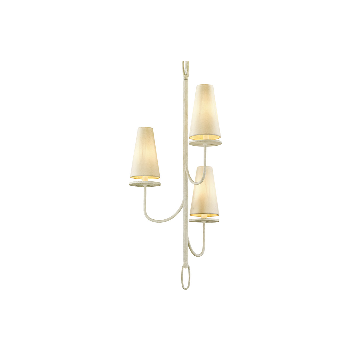 Arbuckle Ave 3 Light 18 inch Gesso White Pendant Ceiling Light