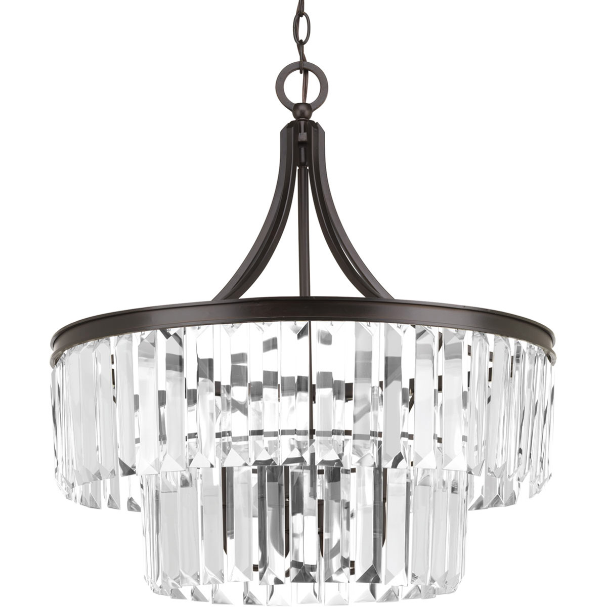 Palermo 5 Light 22.25 inch Antique Bronze Pendant Ceiling Light, Design Series