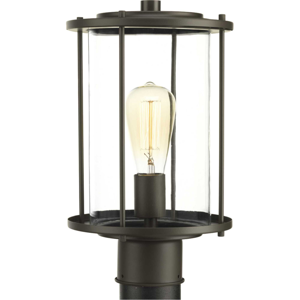 Goodrich Blvd 1 Light 14 inch Antique Bronze Outdoor Post Lantern