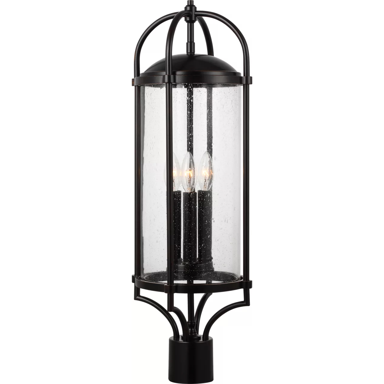 Glencoe Way 28.13 inch Espresso Post Lantern