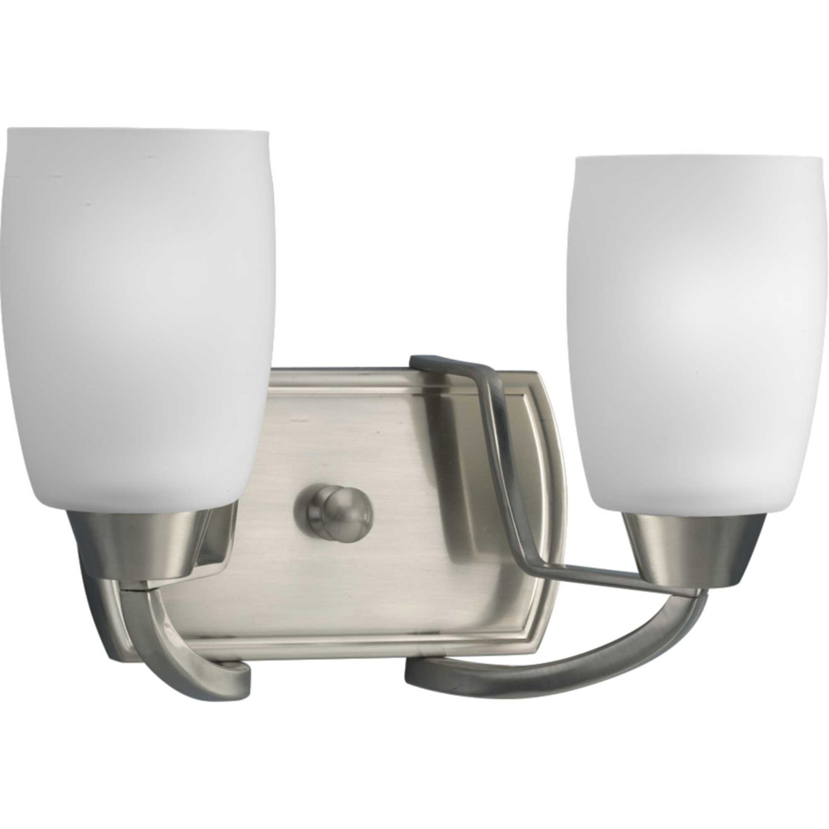 Anna 2 Light 13 inch Brushed Nickel Bath Vanity Wall Light