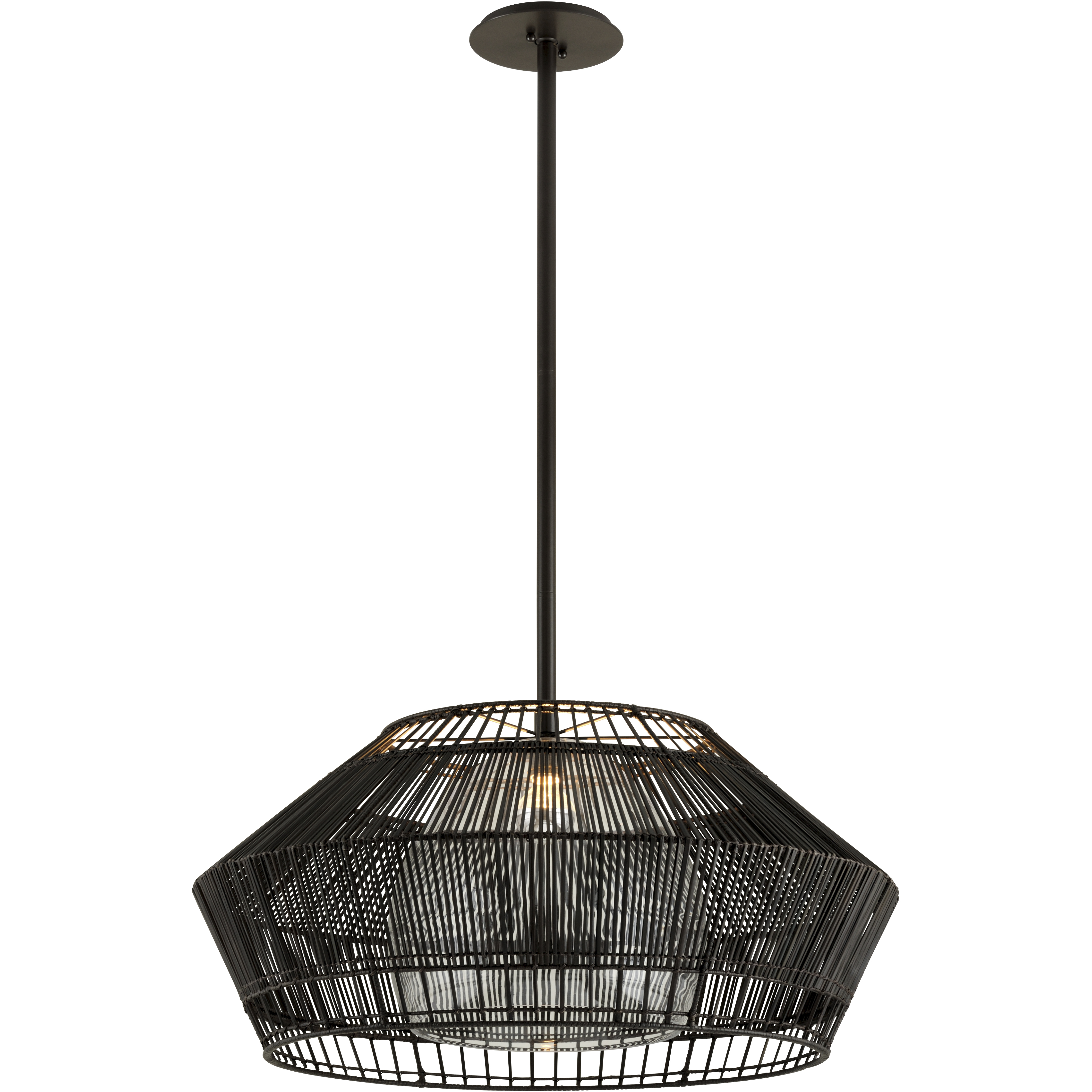 Brad 1 Light 36 inch Espresso Chandelier Ceiling Light