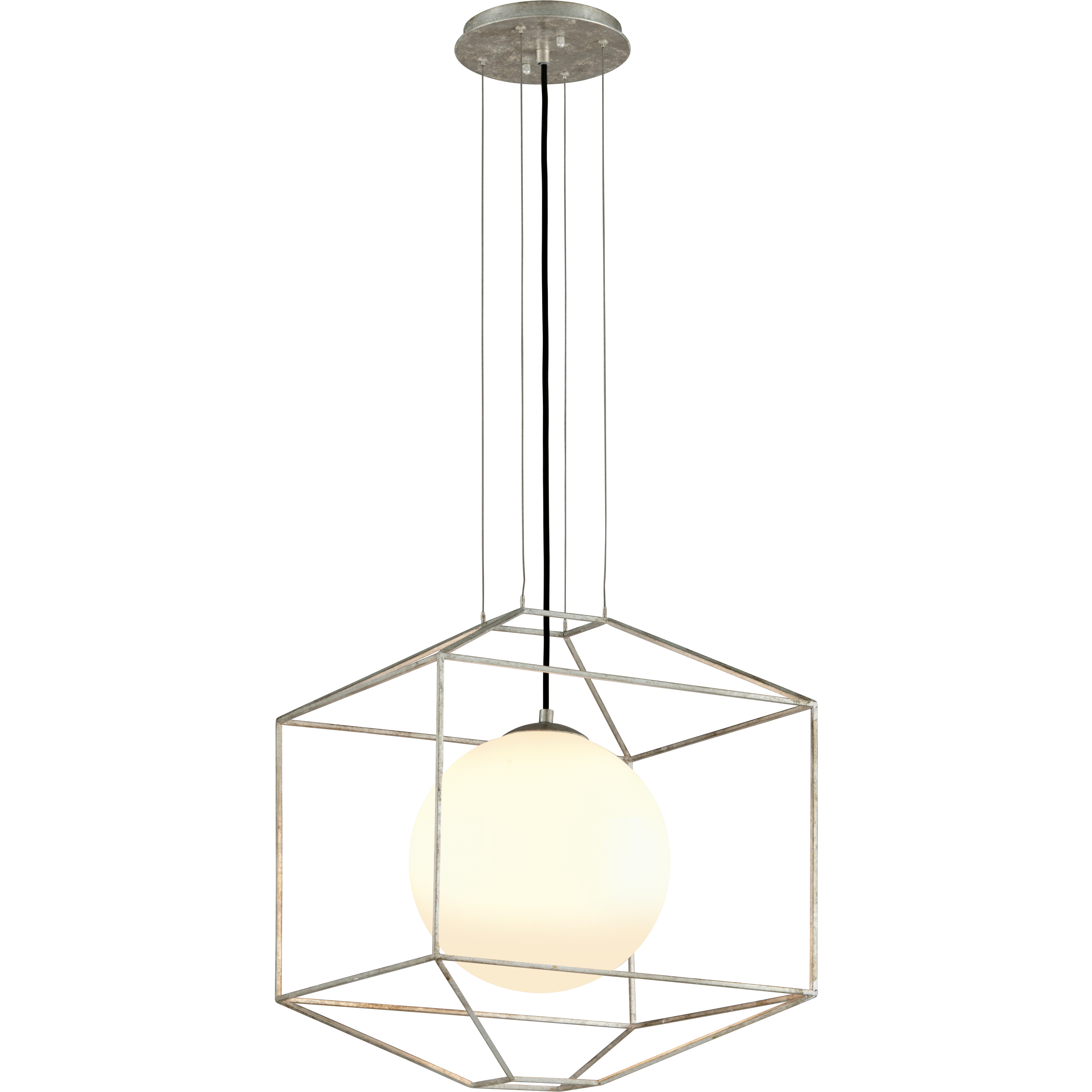 Arizona Ave 1 Light 18 inch Silver Leaf Chandelier Ceiling Light