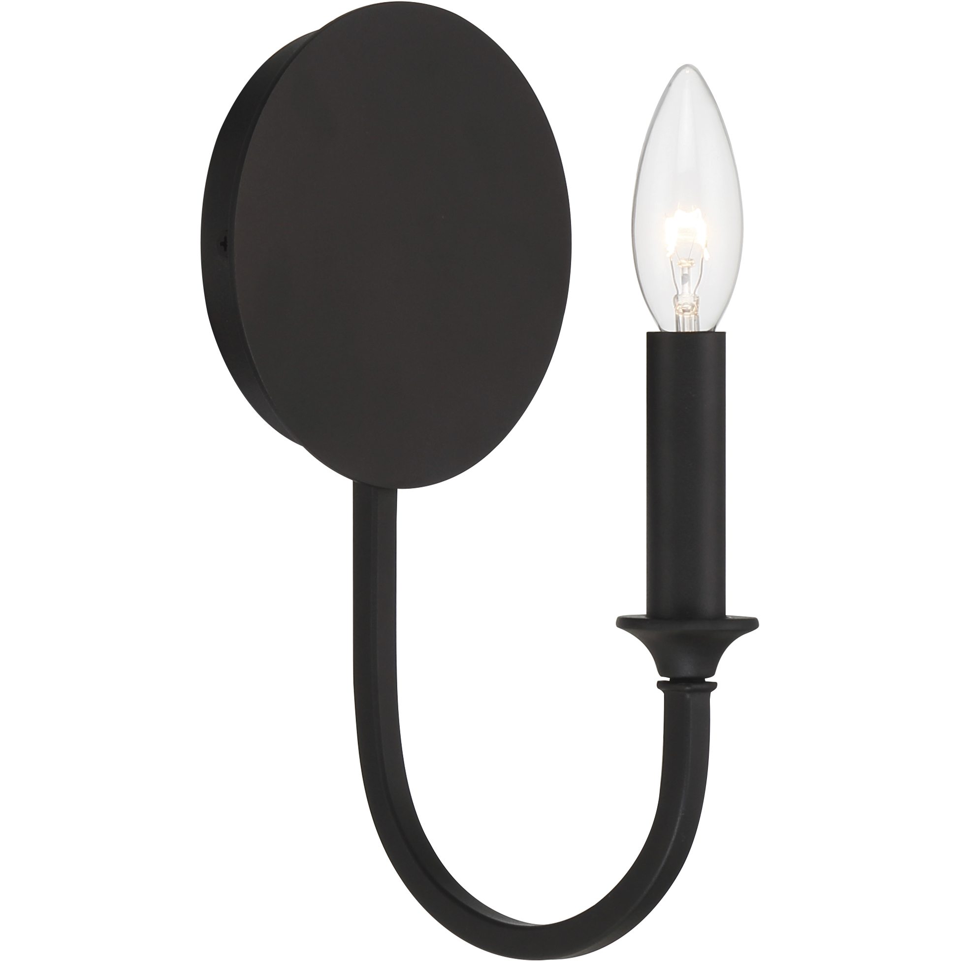 Stone Canyon Sconce Wall Light in Black